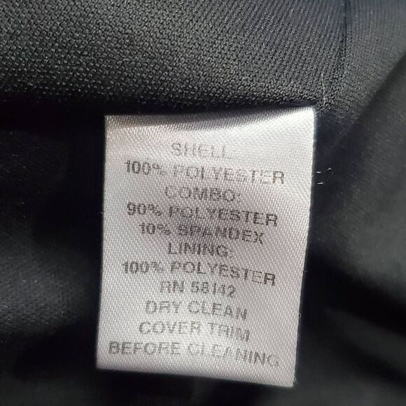 London Times 10 Black/White Fitted Dress - Picture 6 of 15